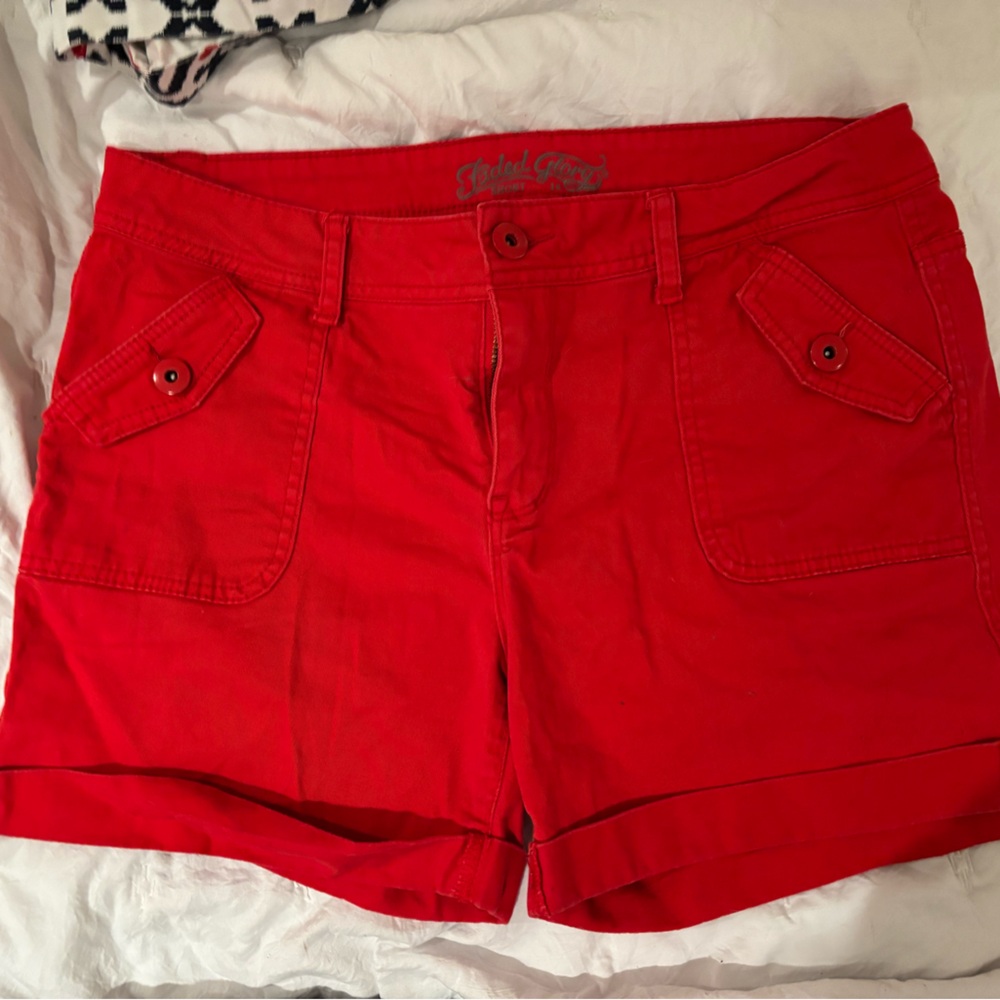 Red faded glory shorts